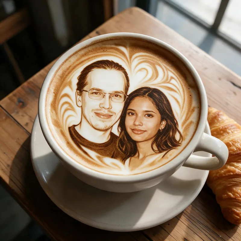 Latte Art style example