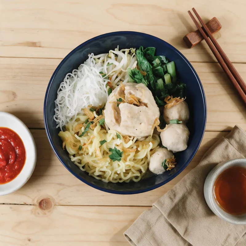 Flat Lay Menu style example