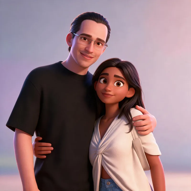 Pixar 3D style example