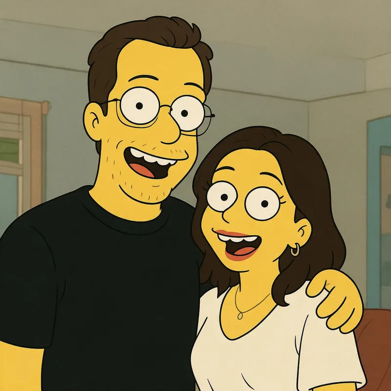 Simpsons style example