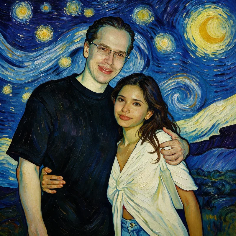 Van Gogh style example