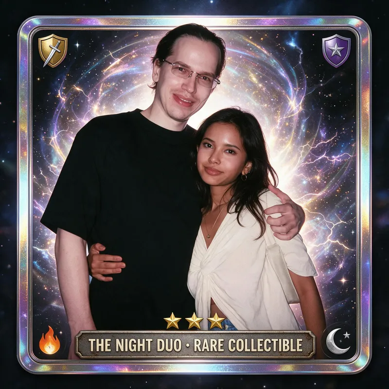 Trading Card style example