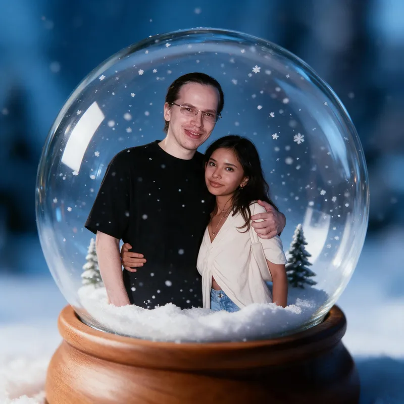 Snow Globe style example