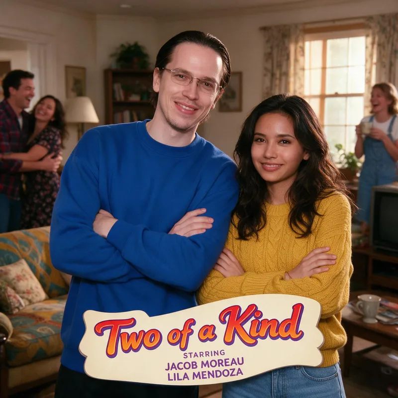 90s Sitcom style example