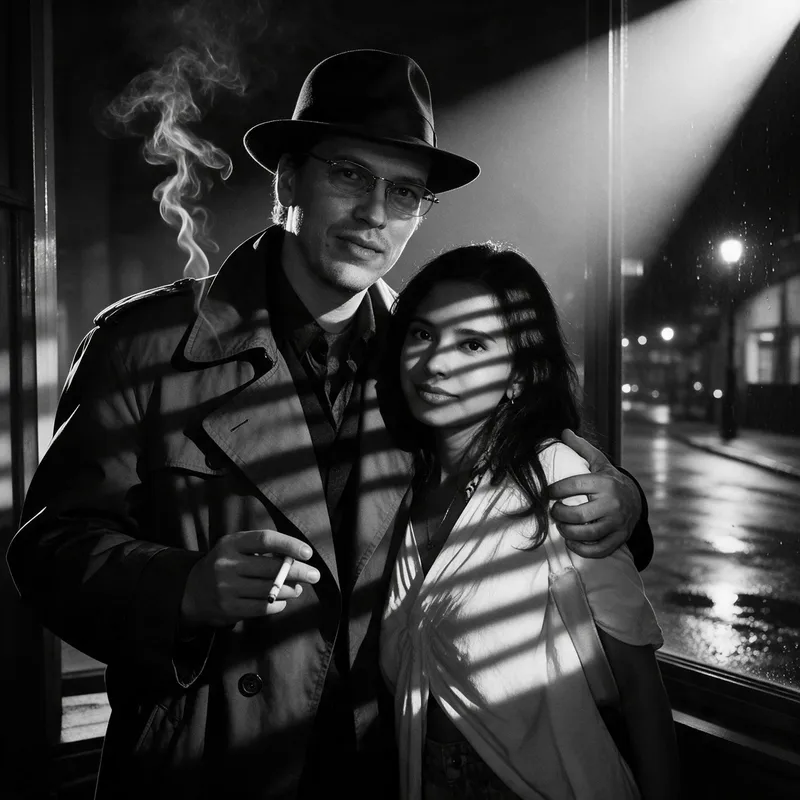 Film Noir style example