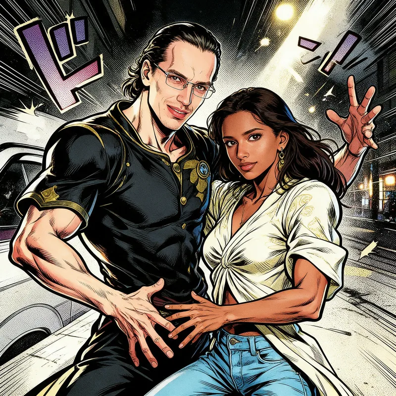 JoJo style example