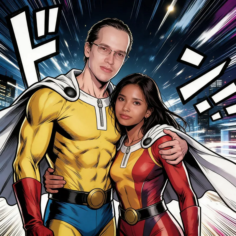 One Punch Man style example