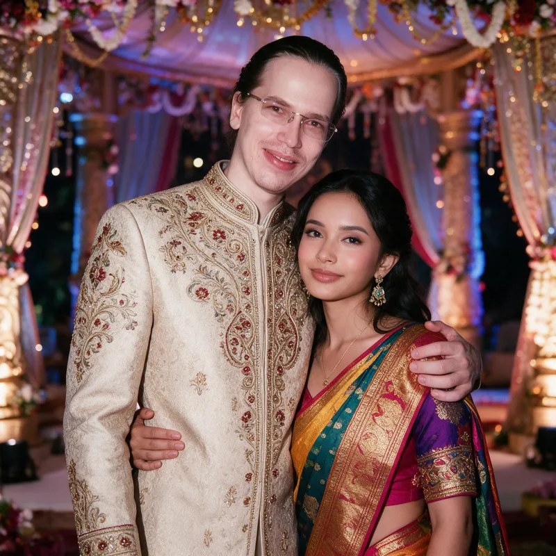 AI-generated result in the Indian style